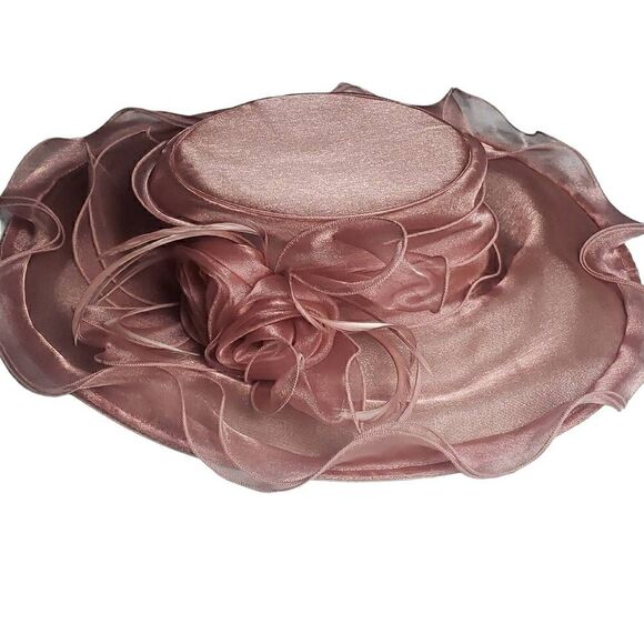 Vintage Fine Millinery By August Accessories Pink Hat - Picture 1 of 10